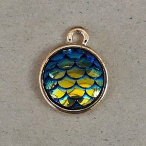 Mermaid Scale Charm - 5 pieces