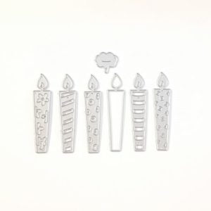 Candles Craft Die Set - Riverside Crafts