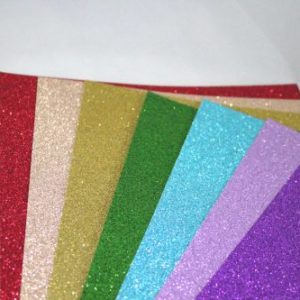 Rainbow Glitter Card - 7 Sheets