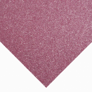 Glitter Felt Sheet - Pink 23cm x 30cm