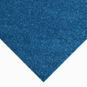 Glitter Felt Sheet - Royal Blue 23cm x 30cm