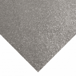 Glitter Felt Sheet - Silver 23cm x 30cm