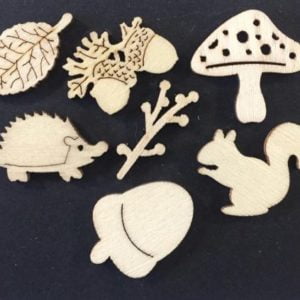 Wooden shapes - Woodland