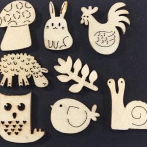 Wooden shapes - Creatures