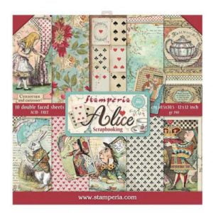 Stamperia Alice 8 x 8" Paper Pack