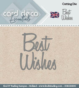 Best Wishes Craft Die - Riverside Crafts