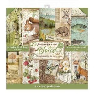 Stamperia Forest 8x8" paper pack