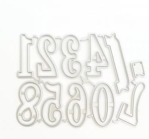 Large Number Craft Die - Riverside Crafts