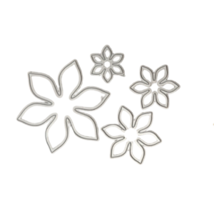 Pointy Flowers Craft Die - Riverside Crafts