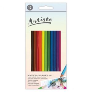Watercolour Pencil Set with Paint Brush