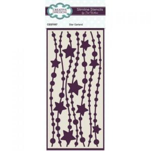 Creative Expressions Slimline Stencil - Star Garland