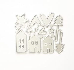 Little Love Houses Craft Die - Riverside Crafts
