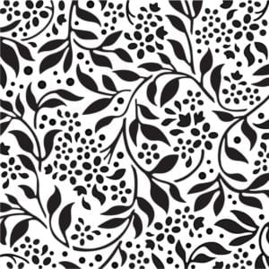 Forget Me Not Vines Stencil