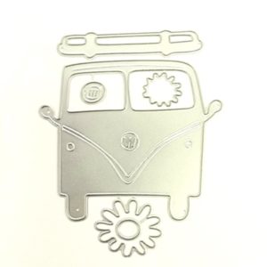 Flower Camper Van Craft Die