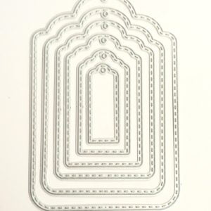 Scallop Stitched Heart Nesting Craft Die - Riverside Crafts