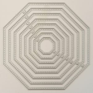 Octagonal Dotty Nesting Die