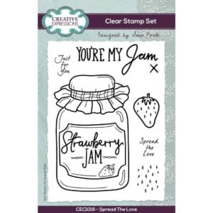 Creative Expressions Spread the Love Stamp - Riverside Crafts