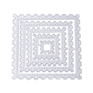 Square Scallop Nesting Craft Die - Riverside Crafts