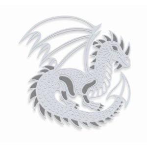 Large Dragon Sweet Dixie Cutting Die- Riverside Crafts - SDD336