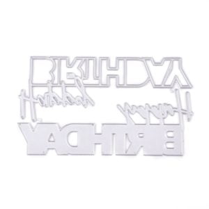 Big Bold Happy Birthday Craft Die