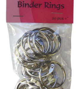 Metal Book Rings - 1 inch