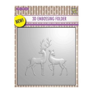 Reindeer Embossing Folder