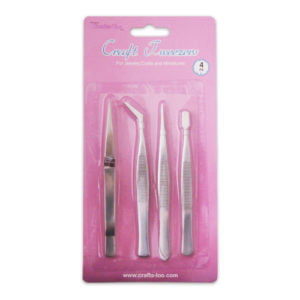 Tweezer Pack 4 pieces Riverside Crafts