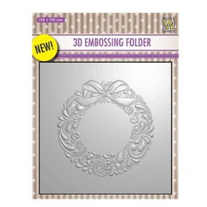 Wreath Embossing Folder - Riverside Crafts