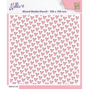 Heart Stencil MMS4K-048 Riverside Crafts
