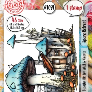 Aall & Create Spore Retreat Stamp Set 1091 Riverside Crafts