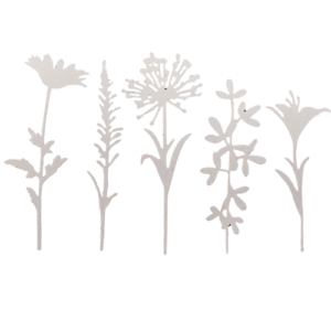 RCD004 Tall Flowers Craft Die - Riverside Crafts